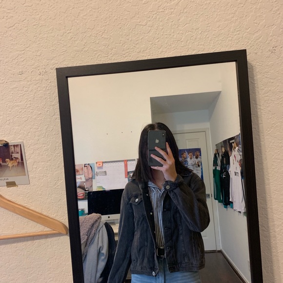 Black Denim Jacket - Picture 3 of 3